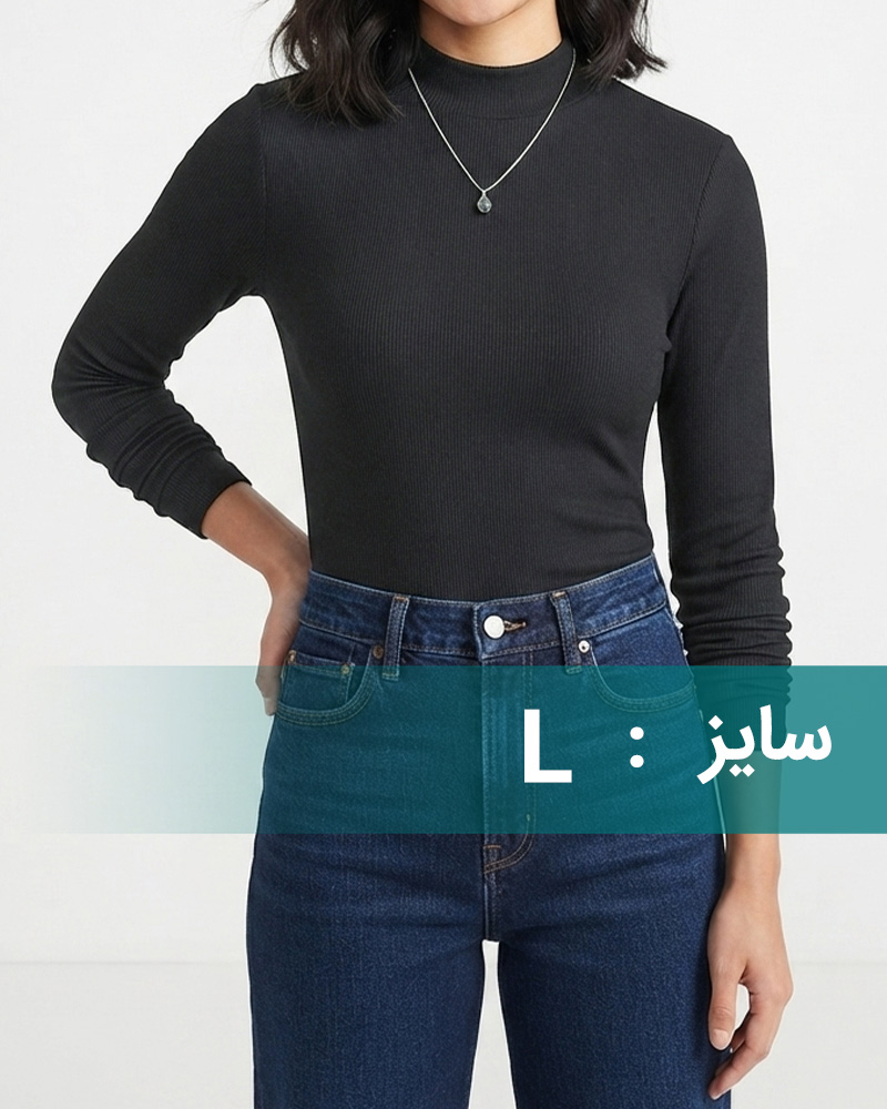 بلوز کشبافت زنانه ساده 2235 - خاکستری تیره