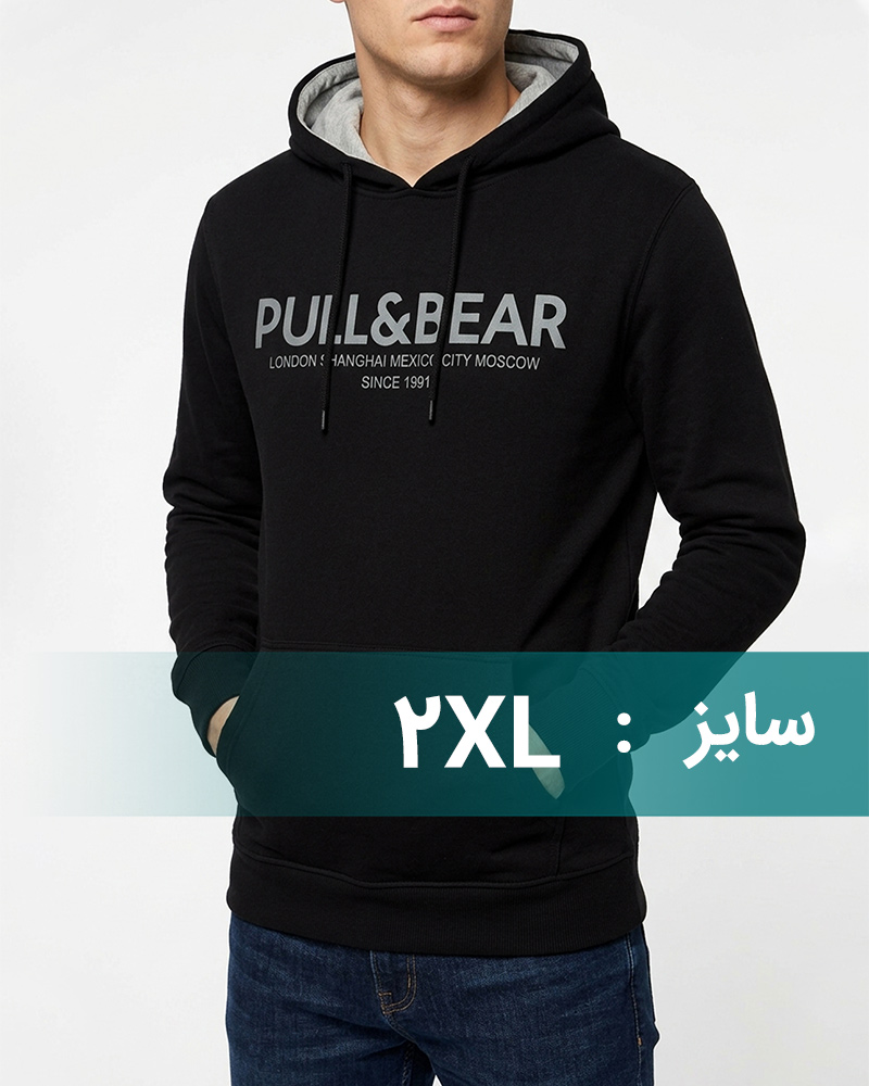 هودی دورس مردانه 99279 - مشکی